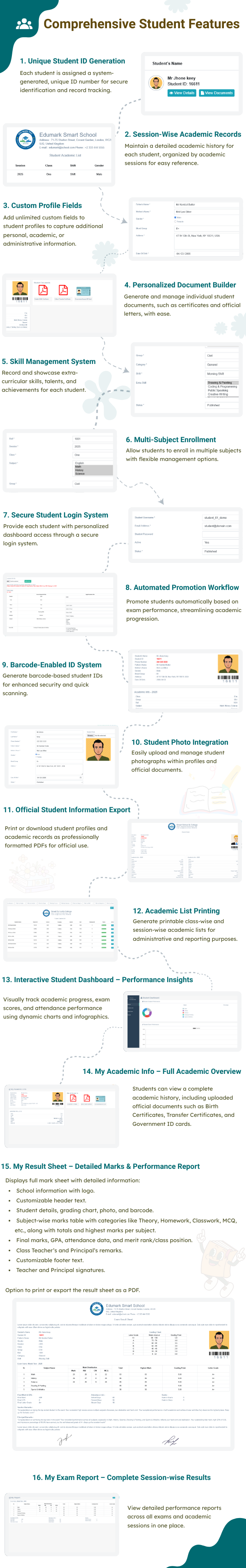 EduMark – Smart School Management System | AI-Powered Exam & Result Automation