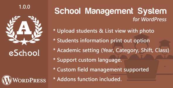 eSchool WP - School Management System for WordPress Plugin